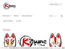 Tablet Screenshot of kitsuneshop.com